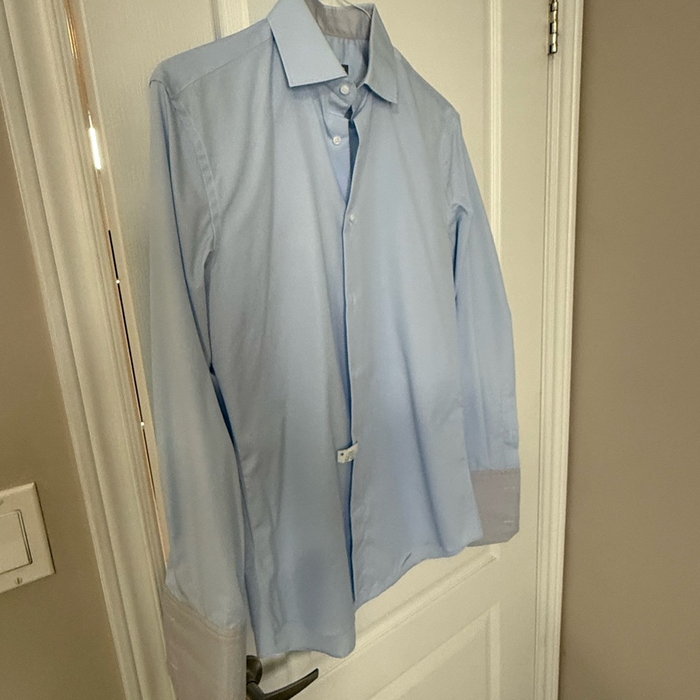 Indochino Light Blue Dress Shirt for Men
